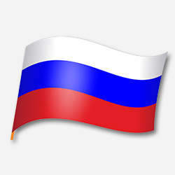 Флаг России, пластик